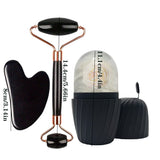 3-Piece Facial Ice Mold and Massage Tool Set