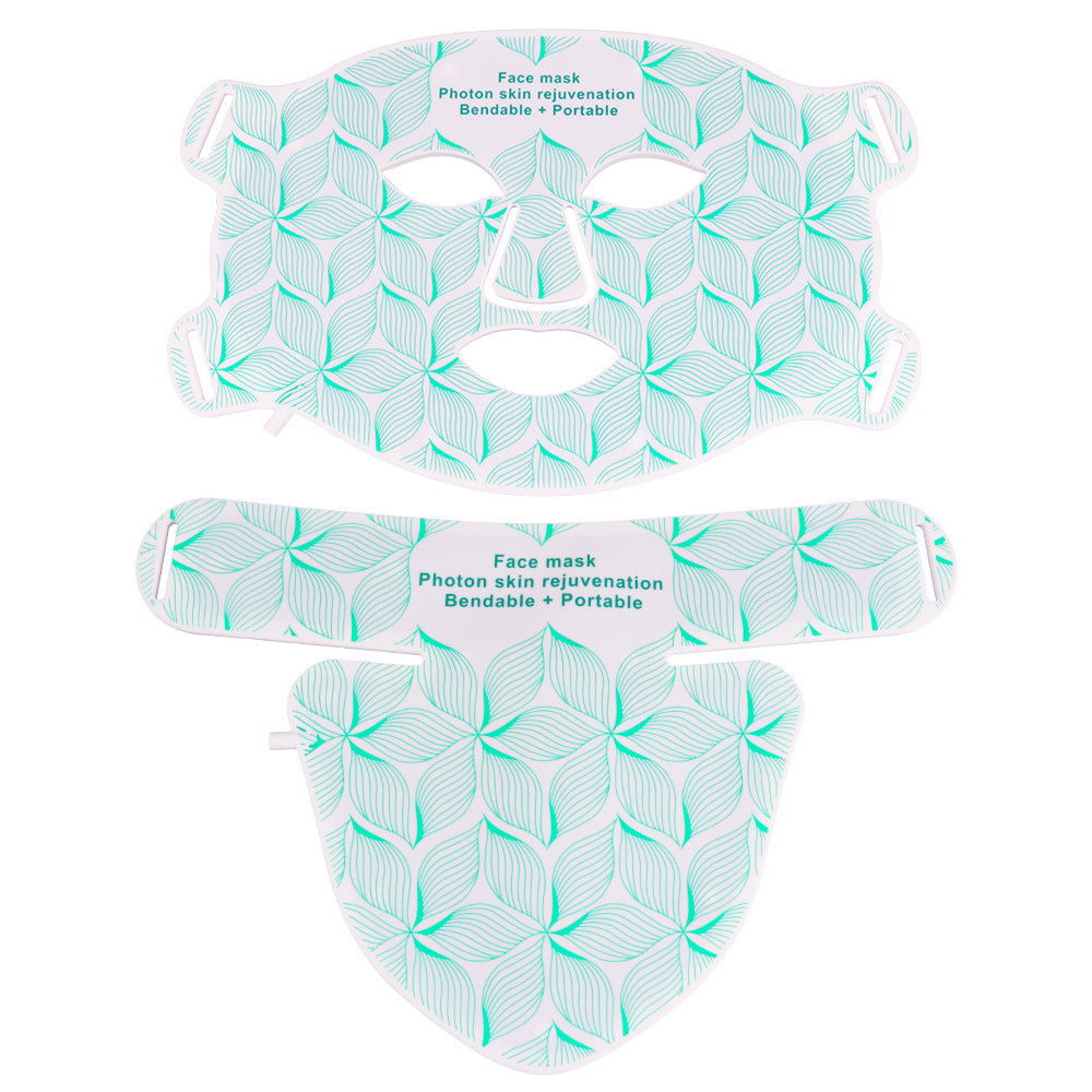 LED Photon Facial Mask Instrument with Neck Treatment