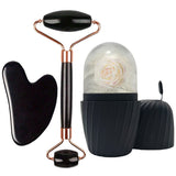 3-Piece Facial Ice Mold and Massage Tool Set